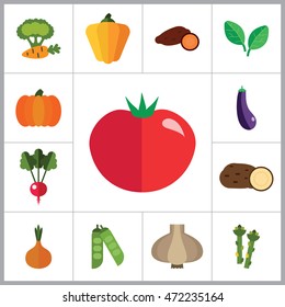 Vegetables Icons Set