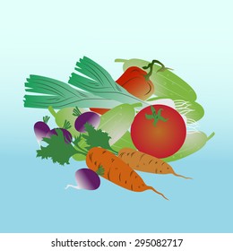 Vegetables illustration