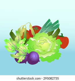 Vegetables illustration