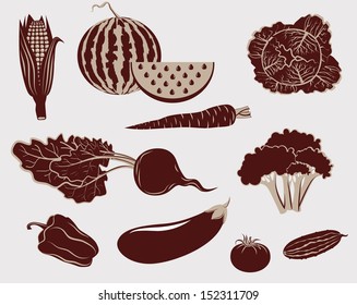vegetables. ingredients for cooking