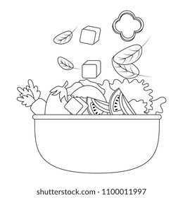 vegetables in kitchen bowl