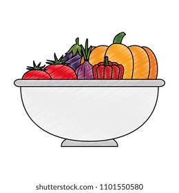 vegetables in kitchen bowl