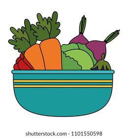 vegetables in kitchen bowl