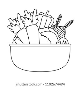 vegetables in kitchen bowl