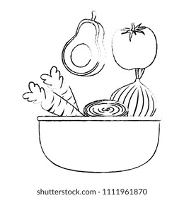 vegetables in kitchen bowl