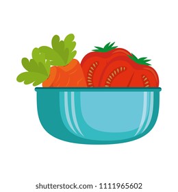 vegetables in kitchen bowl