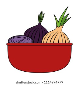 vegetables in kitchen bowl