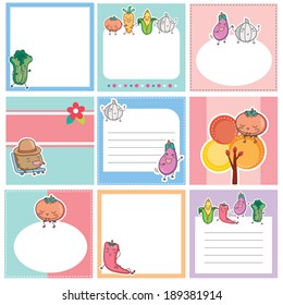 vegetables layout design