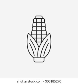 vegetables line icon