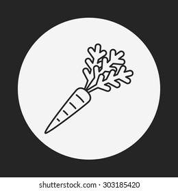 vegetables line icon