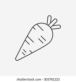vegetables line icon