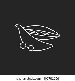 vegetables line icon