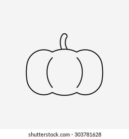 vegetables line icon