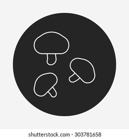 vegetables line icon