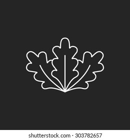 vegetables line icon