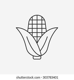 vegetables line icon