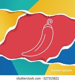 vegetables line icon