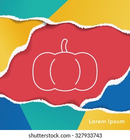 vegetables line icon