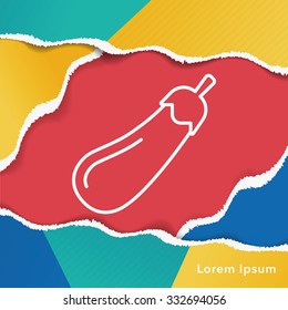 vegetables line icon