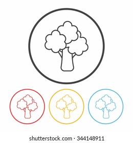 vegetables line icon