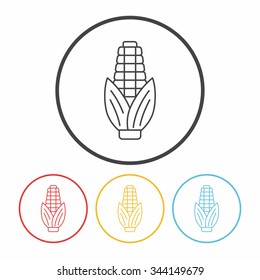 vegetables line icon