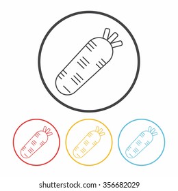 vegetables line icon