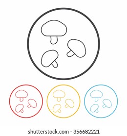 vegetables line icon