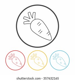 vegetables line icon