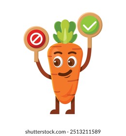 Vegetables Mascot Character Design Cartoon