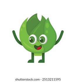 Vegetables Mascot Character Design Cartoon