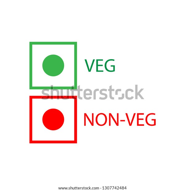 Vegetables No Vegetables Sign Green Sign Stock Vector (Royalty Free ...