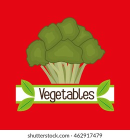 vegetables nutrition food fresh vector illustration graphic