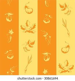 Vegetables orange wallpaper
