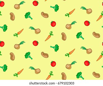 Vegetables pattern