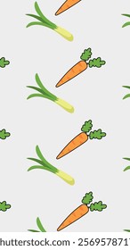 Vegetables pattern background. Vegetables illustration pattern. Vegetables background. Perfect for fabrics, print, textile, wallpaper, and decor. SSTKbackgrounds