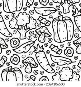 vegetables pattern designs illustration, for clothing, wallpapers, backgrounds, posters, books, banners and more