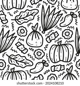 vegetables pattern designs illustration, for clothing, wallpapers, backgrounds, posters, books, banners and more