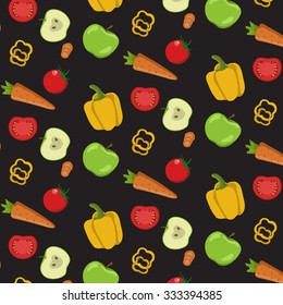 vegetables and pieces