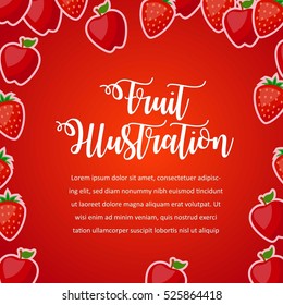 Vegetables poster design template