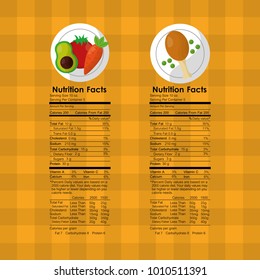 vegetables and roasted chicken nutrition facts food label