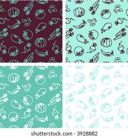 Vegetables seamless pattern - others: http://www.shutterstock.com/lightboxes.mhtml?lightbox_id=498964