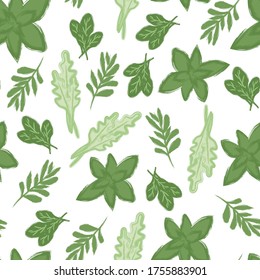 Patrón ininterrumpido de verduras. Textura vegetal vectorial de alimentos sanos, fondo. Orgánico, desintoxicante. Elementos para el diseño.