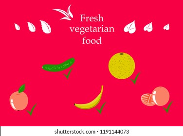 Vegetables top view frame. Farmers market menu design. Organic food poster. Vintage sketch vector illustration.