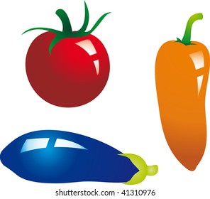 Vegetables vector