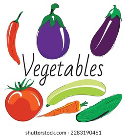 Vegetables Vector Art, Graphics and Stock Illustrations