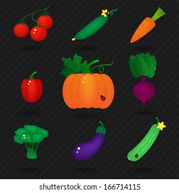 vegetables vector collection