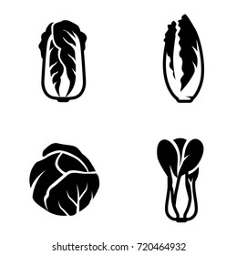 Vegetables vector icons