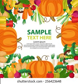 vegetables vector illustration. 