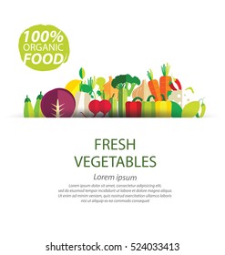 vegetables vector illustration