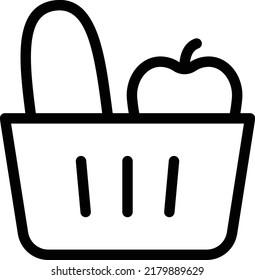 vegetales Ilustración vectorial en un fondo transparente.Símbolos de calidad premium.Icono vectorial de trazo para el concepto y el diseño gráfico.